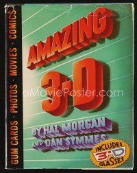 5s209 AMAZING 3-D 1st edition hardcover book '82 even includes 3-D glasses to view pictures with!