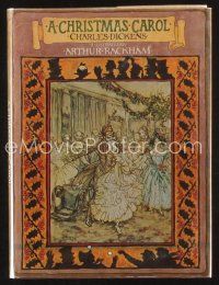 5s211 CHRISTMAS CAROL 18th edition English hardcover book '72 illustrated by Arthur Rackham!