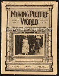 5s076 MOVING PICTURE WORLD exhibitor magazine Jun 10, 1916 Krazy Kat, Chaplin, Burlesque on Carmen