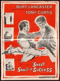 5s413 SWEET SMELL OF SUCCESS pressbook '57 Burt Lancaster as J.J. Hunsecker, Tony Curtis as Falco!