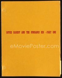 5s291 BUTCH & SUNDANCE - THE EARLY DAYS script '79 screenplay by Allan Burns, working title!