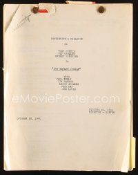 5s312 SQUARE JUNGLE continuity & dialogue script October 28, 1955, screenplay by George Zuckerman!