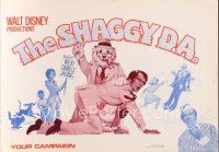 5s404 SHAGGY D.A. English pressbook '77 Dean Jones, Walt Disney, it's laughter by the pound!