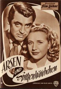 5s159 ARSENIC & OLD LACE German program R57 Cary Grant, Priscilla Lane, Frank Capra, different!