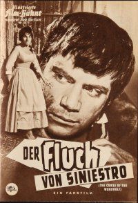 5s166 CURSE OF THE WEREWOLF German program '61 Hammer, different images of monster Oliver Reed!
