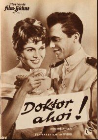 5s167 DOCTOR AT SEA German program '56 sailor Dirk Bogarde & sexy Brigitte Bardot, different!