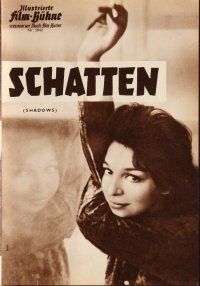 5s195 SHADOWS German program '61 John Cassavetes beatnik counter-culture movie, different images!