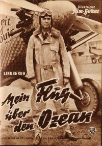 5s197 SPIRIT OF ST. LOUIS German program '57 James Stewart as Lindbergh, Billy Wilder, different!