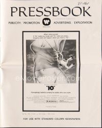 5s321 '10' pressbook '79 Blake Edwards, Dudley Moore, Julie Andrews, sexy Bo Derek!