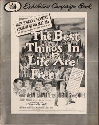 5s340 BEST THINGS IN LIFE ARE FREE pressbook '56 Michael Curtiz, Gordon MacRae, Sheree North