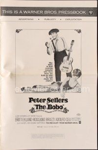 5s345 BOBO pressbook '67 wacky images of matador Peter Sellers & sexy Britt Ekland!