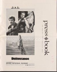 5s357 DELIVERANCE pressbook '72 Jon Voight, Burt Reynolds, Ned Beatty, John Boorman classic!