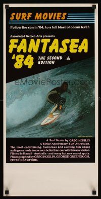 5t113 FANTASEA '84 Aust daybill '84 great close up surfing photo, a blast of ocean fever!
