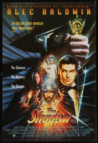 5t105 SHADOW Aust 1sh '94 Alec Baldwin knows what evil lurks in the hearts of men!