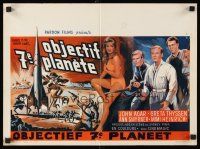 5t712 JOURNEY TO THE SEVENTH PLANET Belgian '61 they have terryfing powers of mind over matter!