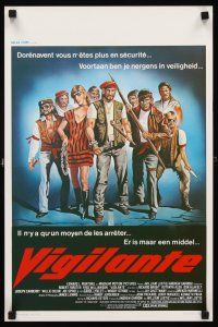 5t786 VIGILANTE Belgian '83 art of Robert Forster, Fred Williamson, you're not safe anymore!