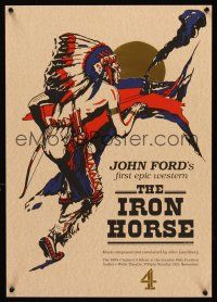 5t042 IRON HORSE foil English half crown R94 O'Brien in Ford's transcontinental railroad epic!
