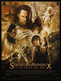 5t342 LORD OF THE RINGS: THE RETURN OF THE KING French 15x21 '03 Peter Jackson, image of cast!