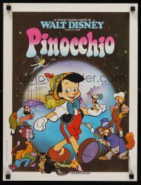 5t345 PINOCCHIO French 15x21 R80s Disney fantasy cartoon about a wooden boy who wants to be real!