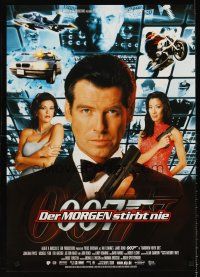5t154 TOMORROW NEVER DIES German '97 Pierce Brosnan as James Bond, Michelle Yeoh, Teri Hatcher!