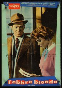 5t292 VALUE FOR MONEY Italian photobusta '56 cool image of Susan Stephen & John Gregson!