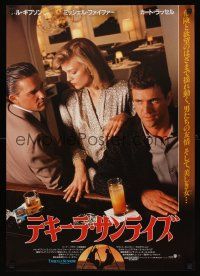 5t447 TEQUILA SUNRISE Japanese '89 Mel Gibson, pretty Michelle Pfeiffer & Kurt Russell!