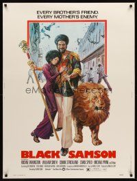 5w333 BLACK SAMSON 30x40 '74 Charles Bail, Rockne Tarkinton, wild blaxploitation image!