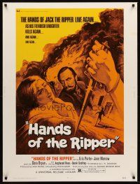 5w360 HANDS OF THE RIPPER 30x40 '72 Hammer horror, Jack the Ripper kills again through his daughter!