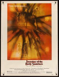 5w364 INVASION OF THE BODY SNATCHERS 30x40 '78 Kaufman classic remake of deep space invaders!