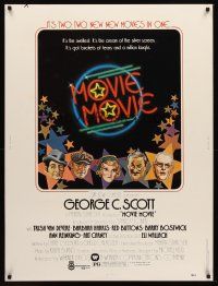 5w375 MOVIE MOVIE 30x40 '78 George C. Scott, Stanley Donen directed parody of 1930s movies!