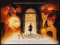 5w126 ANASTASIA DS British quad '97 Don Bluth cartoon about the missing Russian princess!