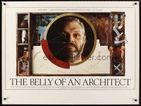 5w138 BELLY OF AN ARCHITECT British quad '87 Peter Greenaway, cool image of Brian Dennehy!