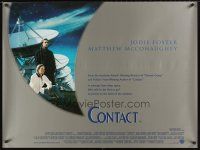 5w162 CONTACT British quad '97 Jodie Foster & Matthew McConaughey get a message from deep space!