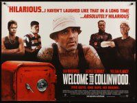 5w319 WELCOME TO COLLINWOOD DS British quad '02 George Clooney, William H. Macy & Sam Rockwell!
