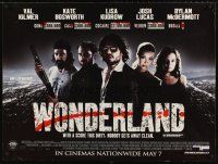 5w324 WONDERLAND advance British quad '03 Val Kilmer, Kate Bosworth, Lisa Kudrow!