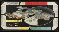 5w422 STAR TREK: THE NEXT GENERATION TV commercial poster '94 cut-away art of the Enterprise!