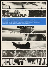 5w061 LA JETEE Japanese 29x41 '90s Chris Marker French sci-fi, cool montage of bizarre images!