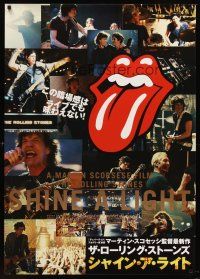 5w076 SHINE A LIGHT Japanese 29x41 '08 Martin Scorcese's Rolling Stones documentary, cool images!