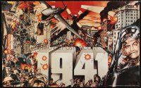 5w413 1941 special 30x48 '79 Steven Spielberg, art of John Belushi as Wild Bill by David McMacken
