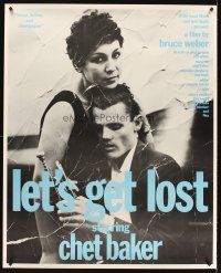5w425 LET'S GET LOST special 37x46 '88 Bruce Weber, great image of Chet Baker w/girl & trumpet!