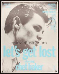 5w426 LET'S GET LOST special 37x46 '88 Bruce Weber, great profile image of Chet Baker!