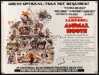 5w430 ANIMAL HOUSE subway poster '78 John Belushi, Landis classic, art by Rick Meyerowitz!