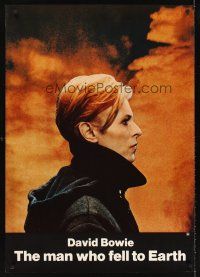 5w011 MAN WHO FELL TO EARTH oversized 1sh '76 Nicolas Roeg, cool image of David Bowie!