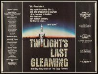 5w441 TWILIGHT'S LAST GLEAMING subway poster '77 Robert Aldrich, Robert Tanenbaum art!