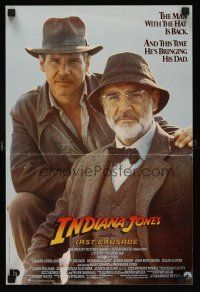 5x280 INDIANA JONES & THE LAST CRUSADE Belgian '89 portrait of Harrison Ford & Sean Connery!
