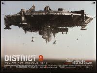 5x201 DISTRICT 9 DS British quad '09 sci-fi Best Picture nominee directed by Neill Blomkamp!