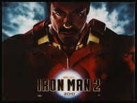 5x209 IRON MAN 2 teaser DS British quad '10 Marvel, directed by Jon Favreau, Robert Downey Jr!