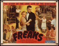 5x032 FREAKS 1/2sh R49 Tod Browning classic, great different montage of sideshow cast!