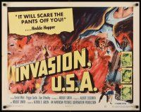 5x042 INVASION U.S.A. 1/2sh '52 New York topples, San Francisco in flames, Boulder Dam destroyed!
