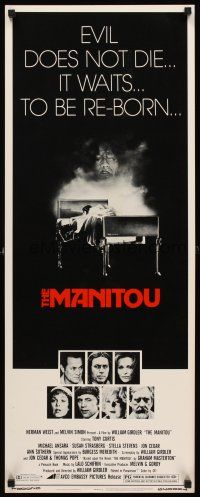 5x149 MANITOU insert '78 Tony Curtis, Susan Strasberg, evil does not die, it waits to be re-born!